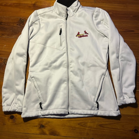 Antigua Jackets & Blazers - Woman’s Cleveland Charge Antique White Generation Full Zip Jacket
